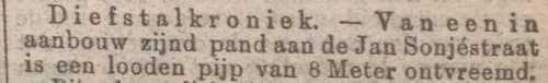 Artikel 'Diefstalkroniek.' uit  van  dec 
