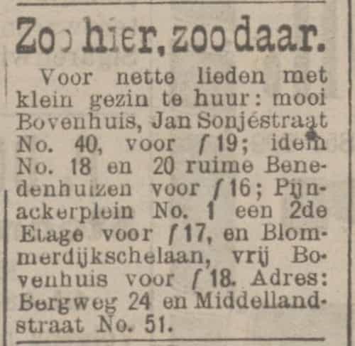 Artikel 'Zoo hier, zoo daar.' uit Rotterdamsch nieuwsblad van 2 mei 1904
