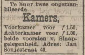 Artikel 'Kamers,' uit Rotterdamsch nieuwsblad van 2 mei 1904

