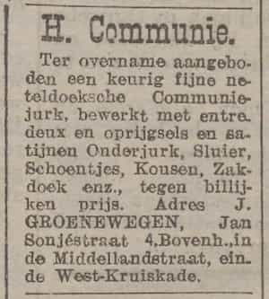 Artikel 'Heilige Communie.' uit Algemeen Dagblad van 1 mei 1970
