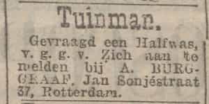 Artikel 'Tuinman.' uit  van  dec 
