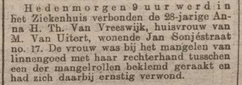 Artikel 'Stadsnieuws.' uit  van  dec 
