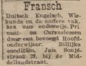 Artikel 'Fransch' uit Algemeen Dagblad van 1 mei 1970
