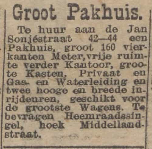Artikel 'Groot Pakhuis.' uit  van  dec 

