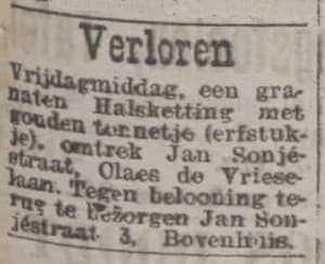 Artikel 'Verloren' uit  van  dec 
