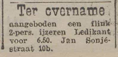 Artikel 'Ter overname' uit Rotterdamsch nieuwsblad van 2 aug 1909