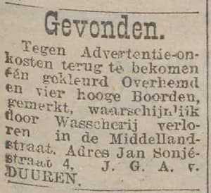 Artikel 'Gevonden.' uit  van  dec 
