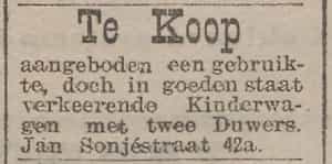 Artikel 'Te Koop' uit Algemeen Dagblad van 1 mei 1970
