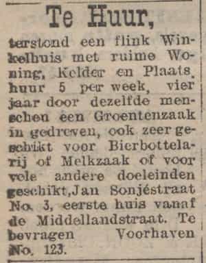 Artikel 'Te Huur' uit  van  dec 
