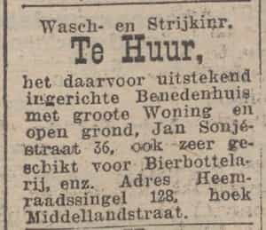 Artikel 'Te Huur' uit  van  dec 
