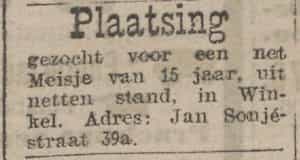 Artikel 'Plaatsing' uit  van  dec 
