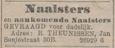 Artikel 'Naaisters' uit Het Rotterdamsch parool van 6 feb 1964
