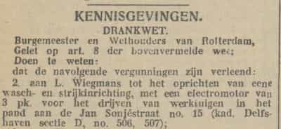Artikel 'Kennisgevingen.' uit  van  dec 
