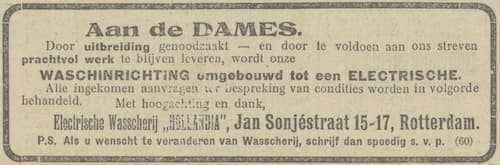 Artikel 'Aan de dames.' uit  van  dec 

