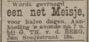 Artikel 'een net Meisje,' uit  van  dec 
