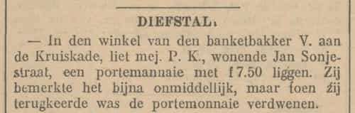 Artikel 'Diefstal' uit  van  dec 
