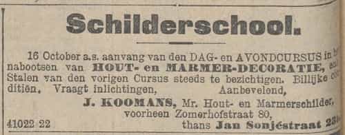Artikel 'Schilderschool.' uit Algemeen Dagblad van 18 mrt 1976
