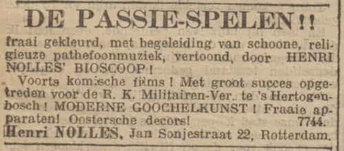 Artikel 'De Passie-Spelen!!' uit Algemeen Dagblad van 27 okt 1961
