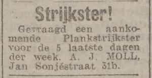Artikel 'Strijkster!' uit  van  dec 
