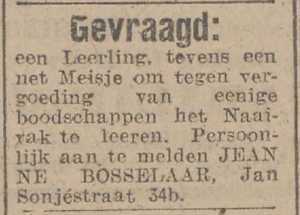 Artikel 'Gevraagd:' uit Het Rotterdamsch parool van 6 feb 1964
