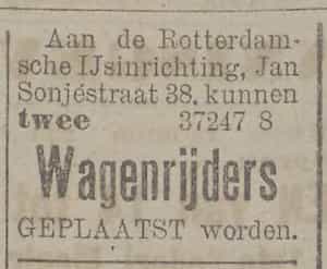 Artikel 'Wagenrijders' uit De Maasbode van 28 okt 1926

