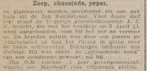 Artikel 'Zeep, chocolade, peper,' uit  van  dec 
