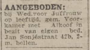 Artikel 'Aangeboden:' uit Rotterdamsch nieuwsblad van 2 mei 1904
