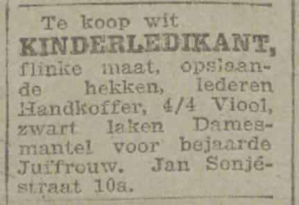 Artikel 'kinderledikant,' uit Algemeen Dagblad van 1 mei 1970
