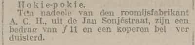 Artikel 'Hokie-pokie.' uit  van  dec 
