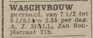 Artikel 'Waschvrouw' uit  van  dec 
