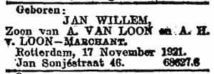 Artikel 'Jan Willem,' uit  van  dec 
