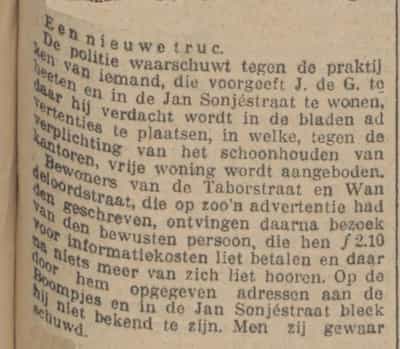 Artikel 'Een nieuwe truc.' uit  van  dec 
