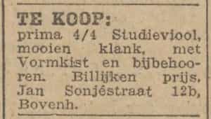 Artikel 'Te koop:' uit Algemeen Dagblad van 1 mei 1970
