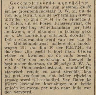 Artikel 'Gecompliceerde aanrijding.' uit  van  dec 
