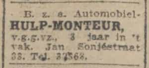 Artikel 'hulp-monteur' uit  van  dec 
