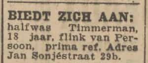 Artikel 'Biedt zich aan:' uit  van  dec 
