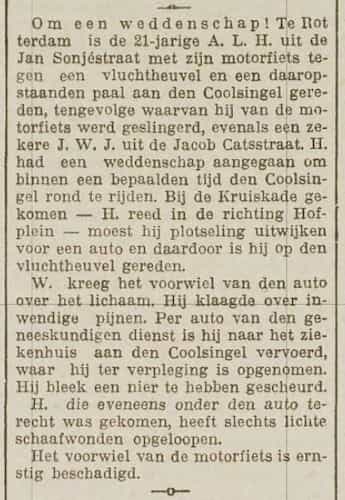 Artikel 'Om een weddenschap!' uit  van  dec 
