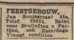 Artikel 'Feestgebouw,' uit Rotterdamsch nieuwsblad van 2 mei 1904
