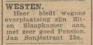 Artikel 'Westen.' uit Rotterdamsch nieuwsblad van 2 mei 1904
