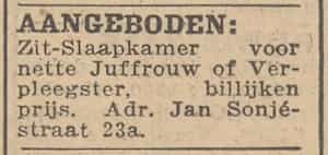Artikel 'Aangeboden:' uit Rotterdamsch nieuwsblad van 2 mei 1904
