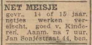 Artikel 'Net meisje' uit  van  dec 
