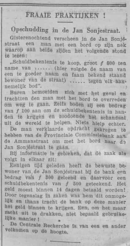 Artikel 'Fraaie praktijken!' uit  van  dec 
