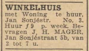 Artikel 'Winkelhuis' uit  van  dec 
