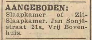 Artikel 'Aangeboden:' uit Rotterdamsch nieuwsblad van 2 mei 1904
