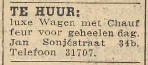 Artikel 'Te huur:' uit Rotterdamsch nieuwsblad van 2 mei 1904
