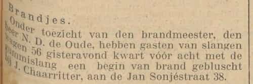 Artikel 'Brandjes.' uit De Maasbode van 28 okt 1926
