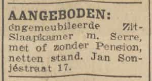Artikel 'Aangeboden:' uit Rotterdamsch nieuwsblad van 2 mei 1904
