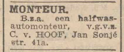 Artikel 'Monteur.' uit Het Rotterdamsch parool van 23 okt 1956