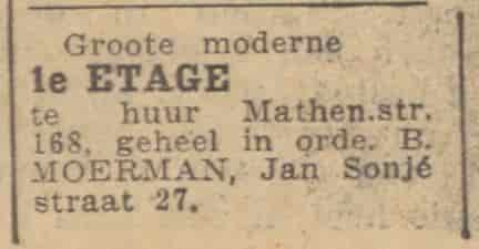 Artikel '1e etage' uit Rotterdamsch nieuwsblad van 19 jan 1934