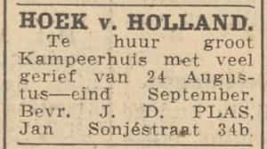 Artikel 'Hoek van Holland.' uit Rotterdamsch nieuwsblad van 2 mei 1904
